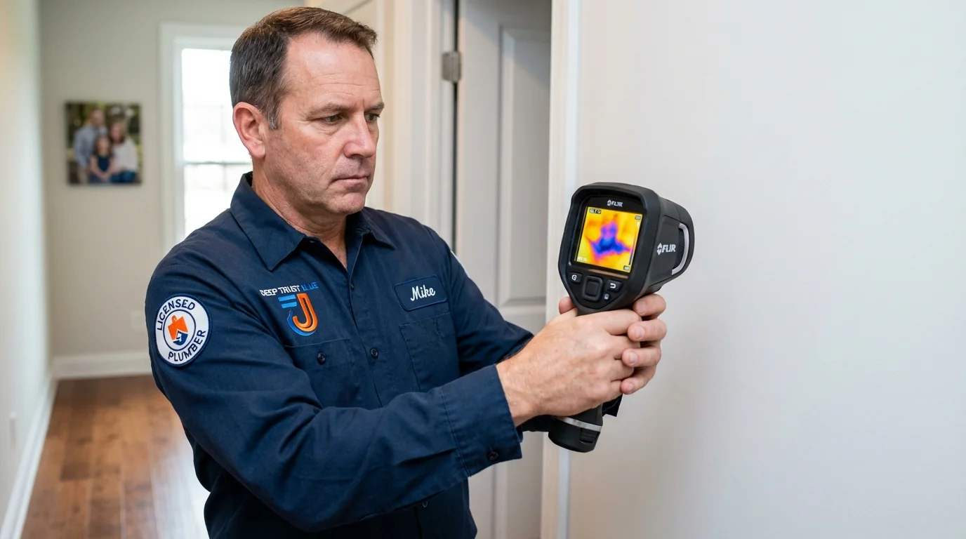 Thermal imaging leak detection by Johns Plumbing LLC in Mabton